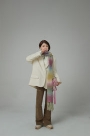 A Work Of Art Vintage Overfit Tweed Jacket