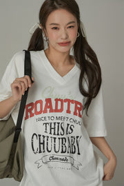 V-Neck Road Trip T-Shirt