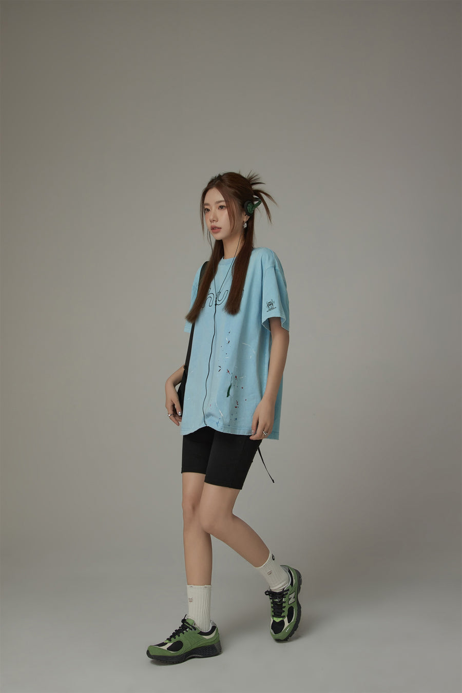 CHUU Chuu Logo Cotton Loose Fit T-Shirt