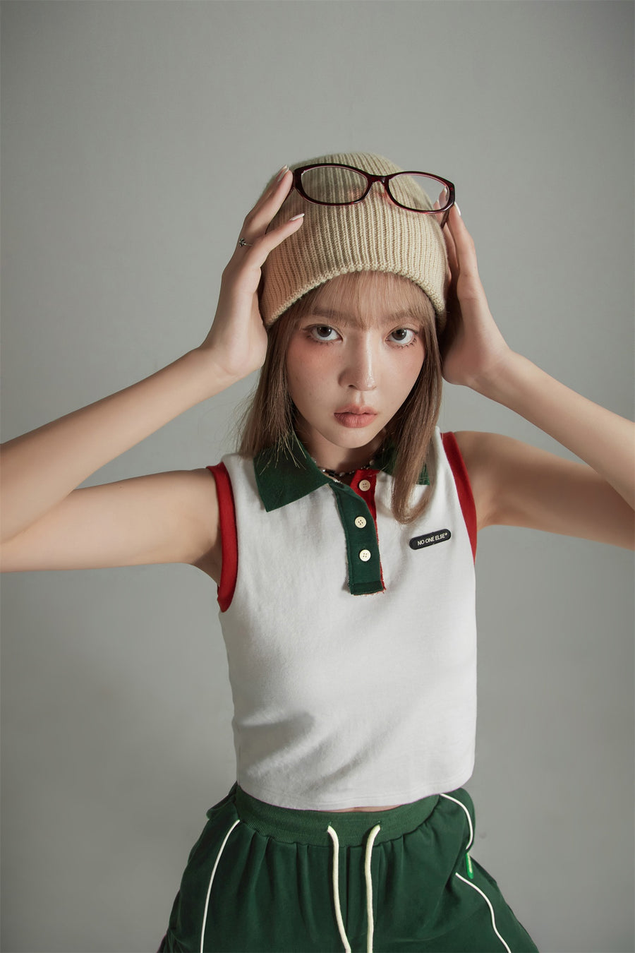 CHUU Polo Sleeveless Tennis Top