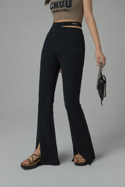 Split Slim Pants