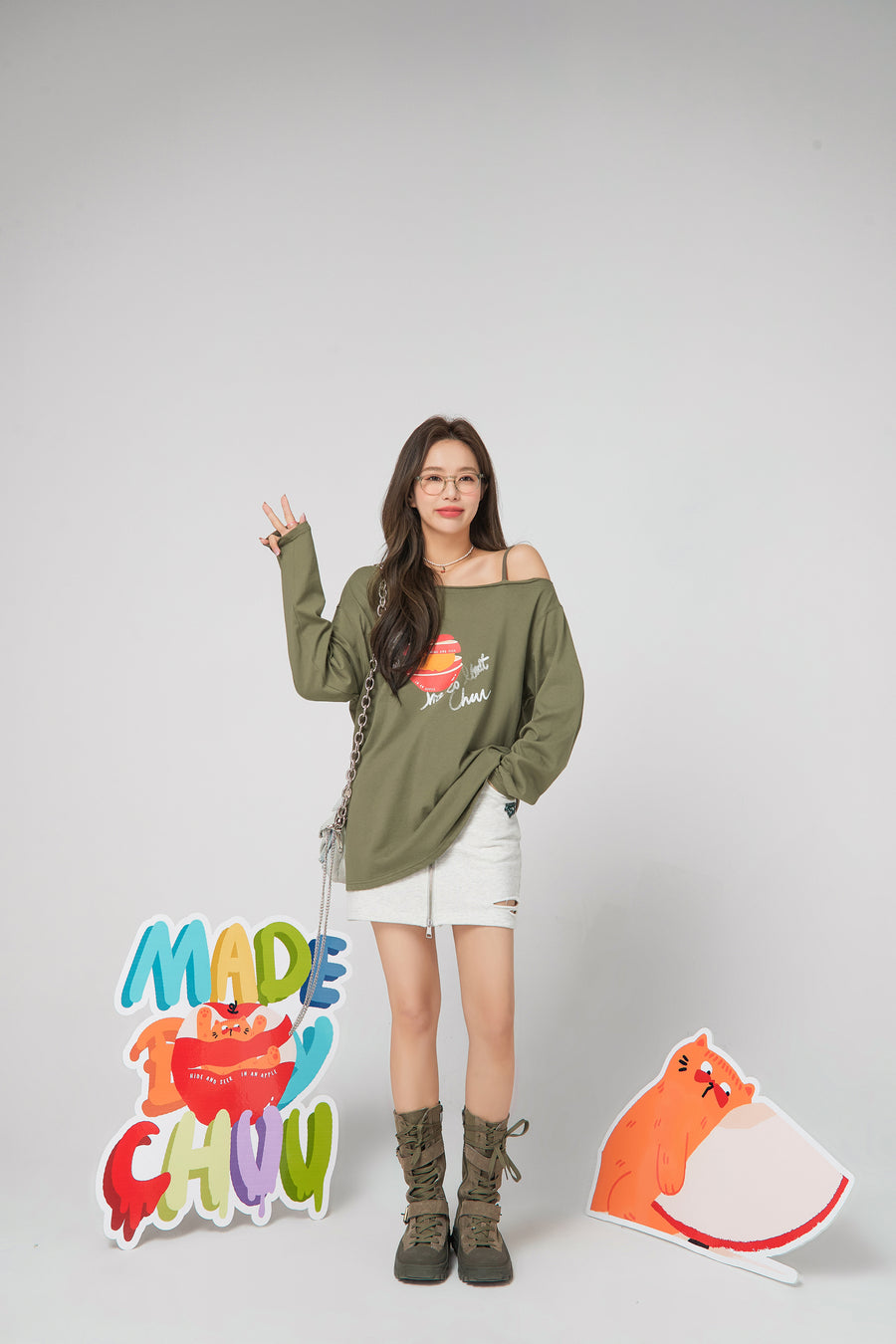 CHUU The Apple Of My Eye Loosefit Top