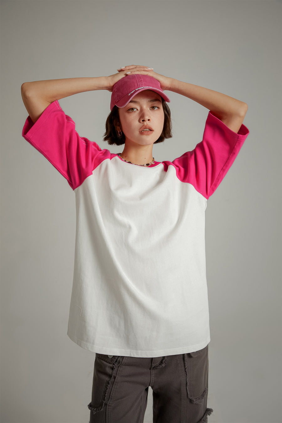 CHUU Basic Raglan Color T-Shirt