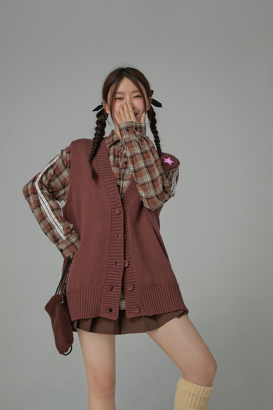 CHUU Anymore Overfit Button Vest