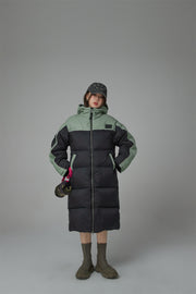 Hoodie Duck Down Long Padding Coat