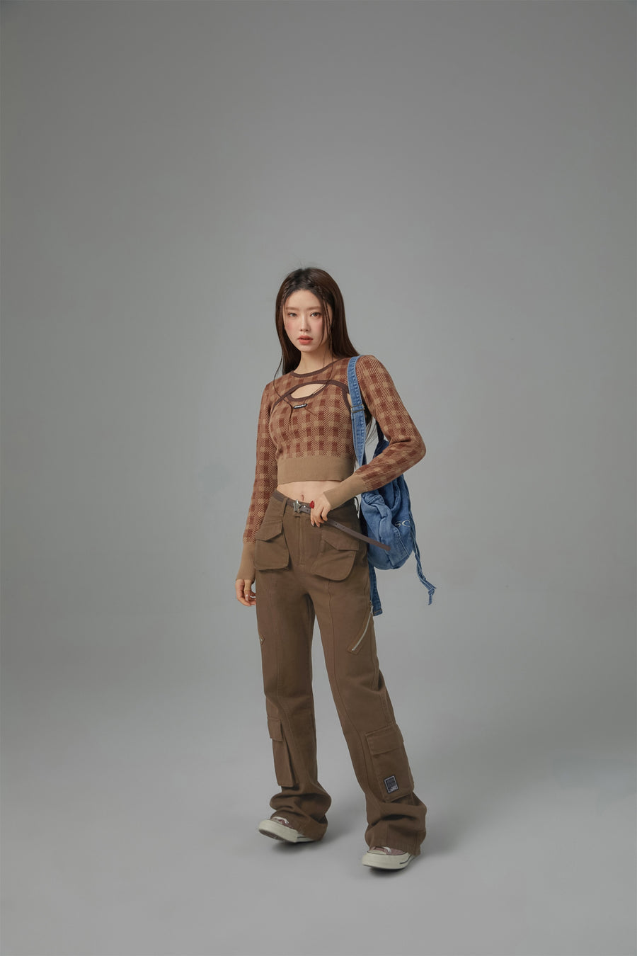 CHUU You Can Not Stop Me High-Waisted Cargo Pants