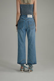 Semi Bootcut Denim Jeans