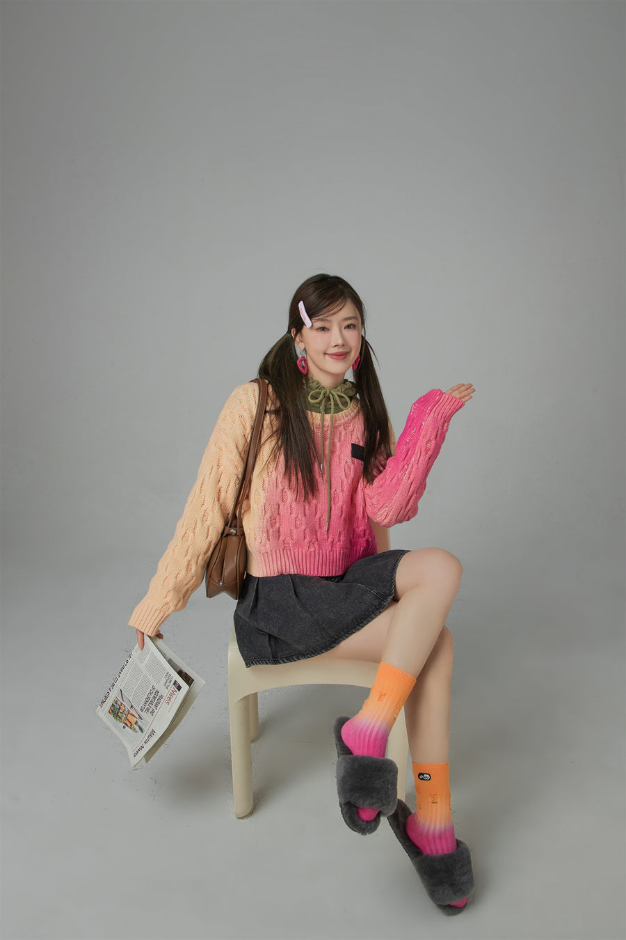 CHUU Sunset Gradient Socks