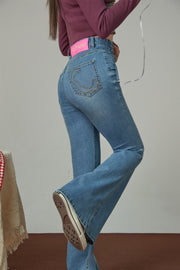 Half Of My Heart Bootcut Denim Jeans