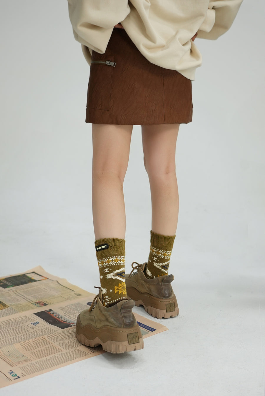 CHUU Natural Knit Socks