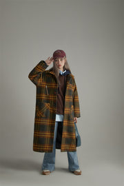 Vintage Check Loose Coat