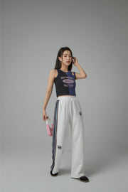 Size Doesnt Matter Printed Sleeveless Top