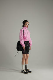 Line Point Biker Shorts