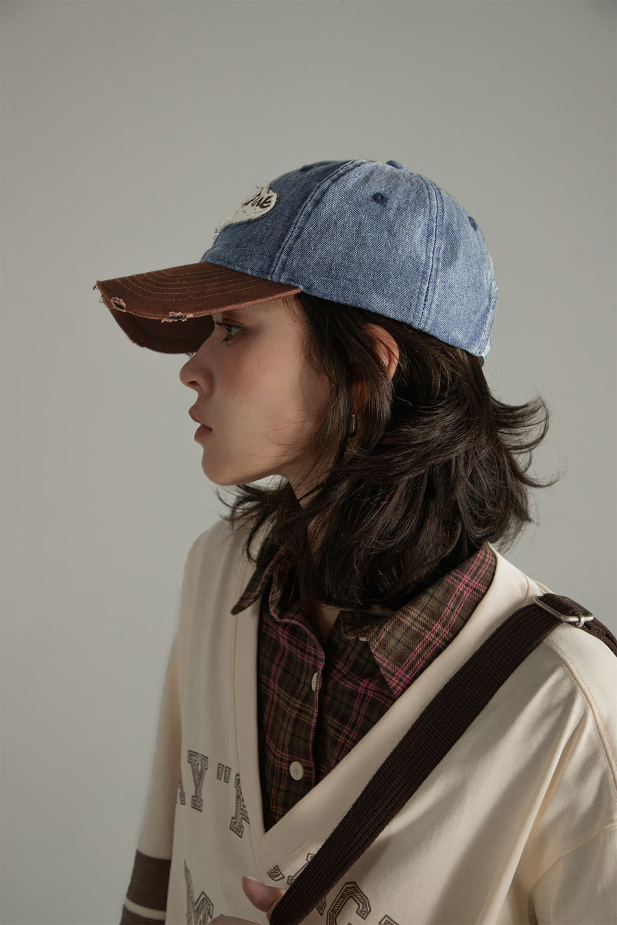 CHUU Vintage Denim Ball Cap