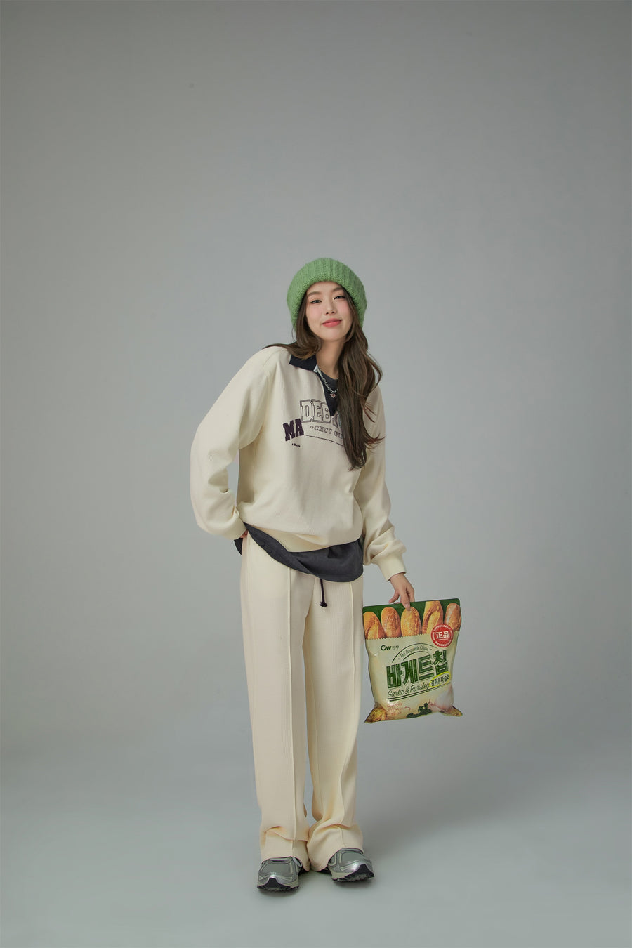 CHUU Wide-Leg Simple Jogger Pants