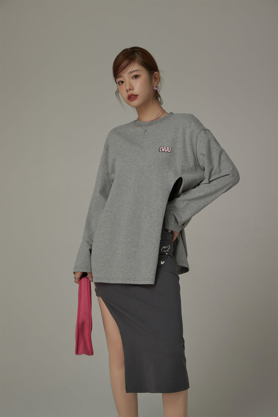 CHUU Split Loose Fit T-Shirt