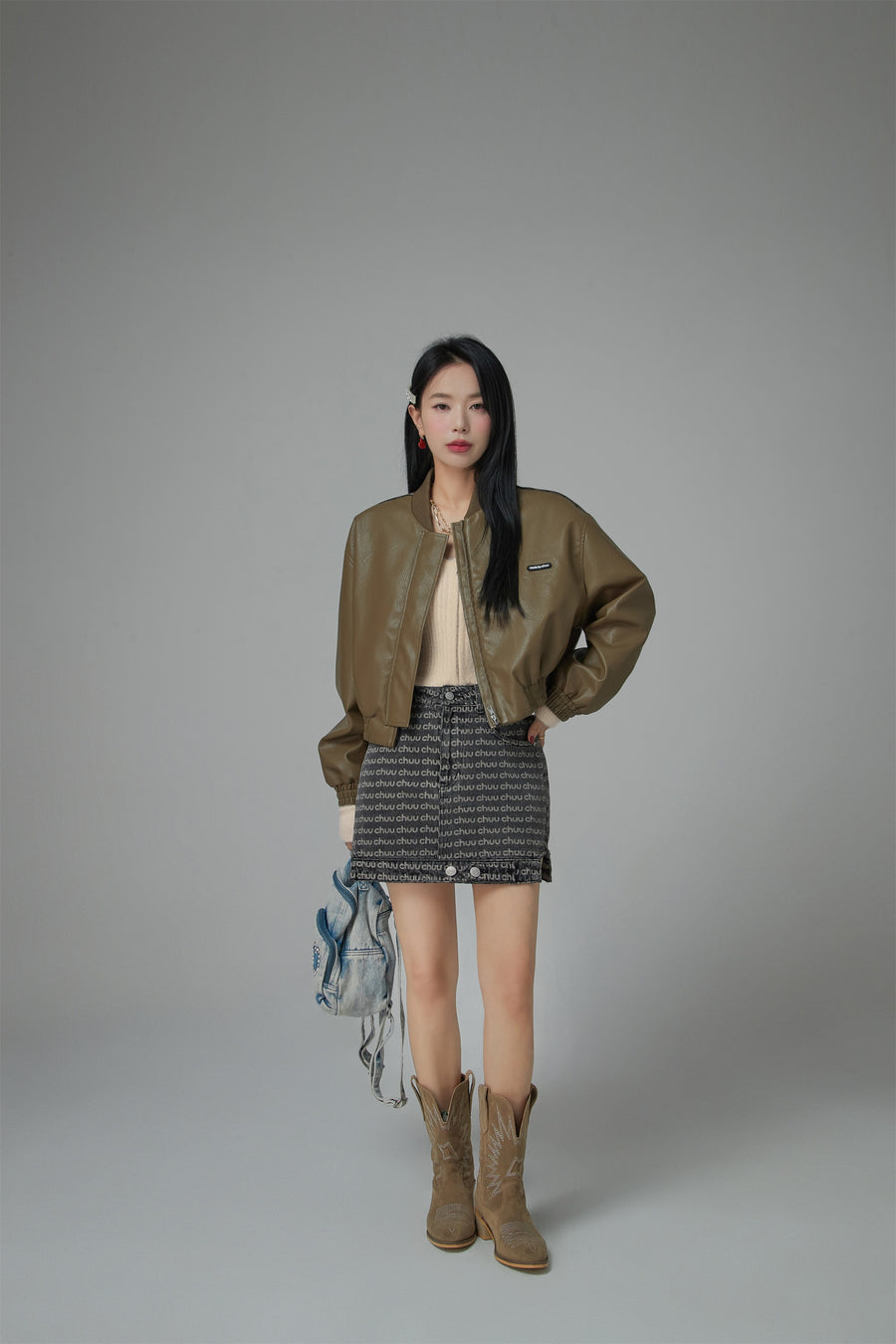 CHUU Serendipity Slim Cropped Cardigan