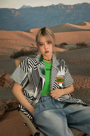 My Curiosity Is Piqued Stripes Shirt