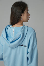 Cutout Shoulder Hoodie