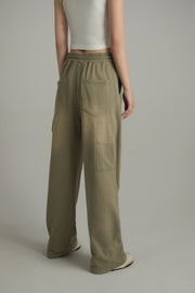 String Straight Casual Pants