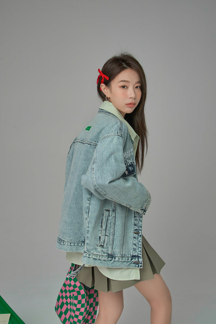 It Will Take Time Denim Jacket