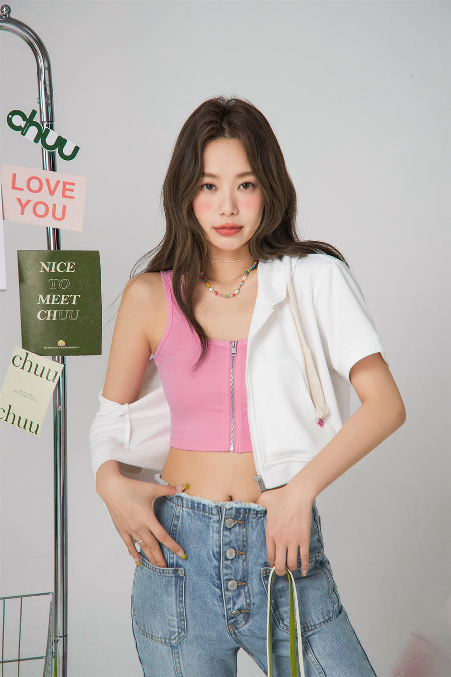 CHUU Unique Piece Sleeveless Top