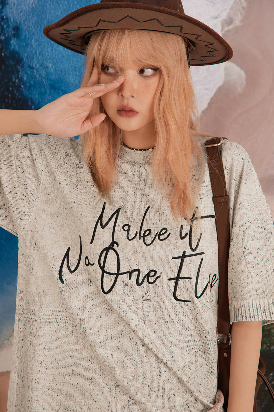 CHUU Handwritten Knitwear Sweater