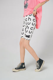 Chuu Logo Bermuda Legging Shorts