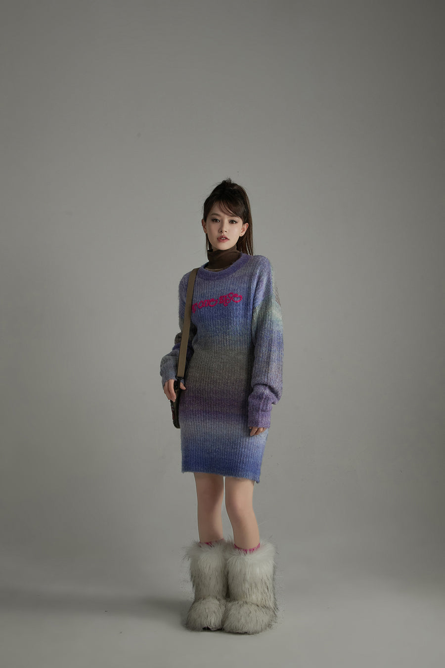 CHUU Gradient Knit Dress