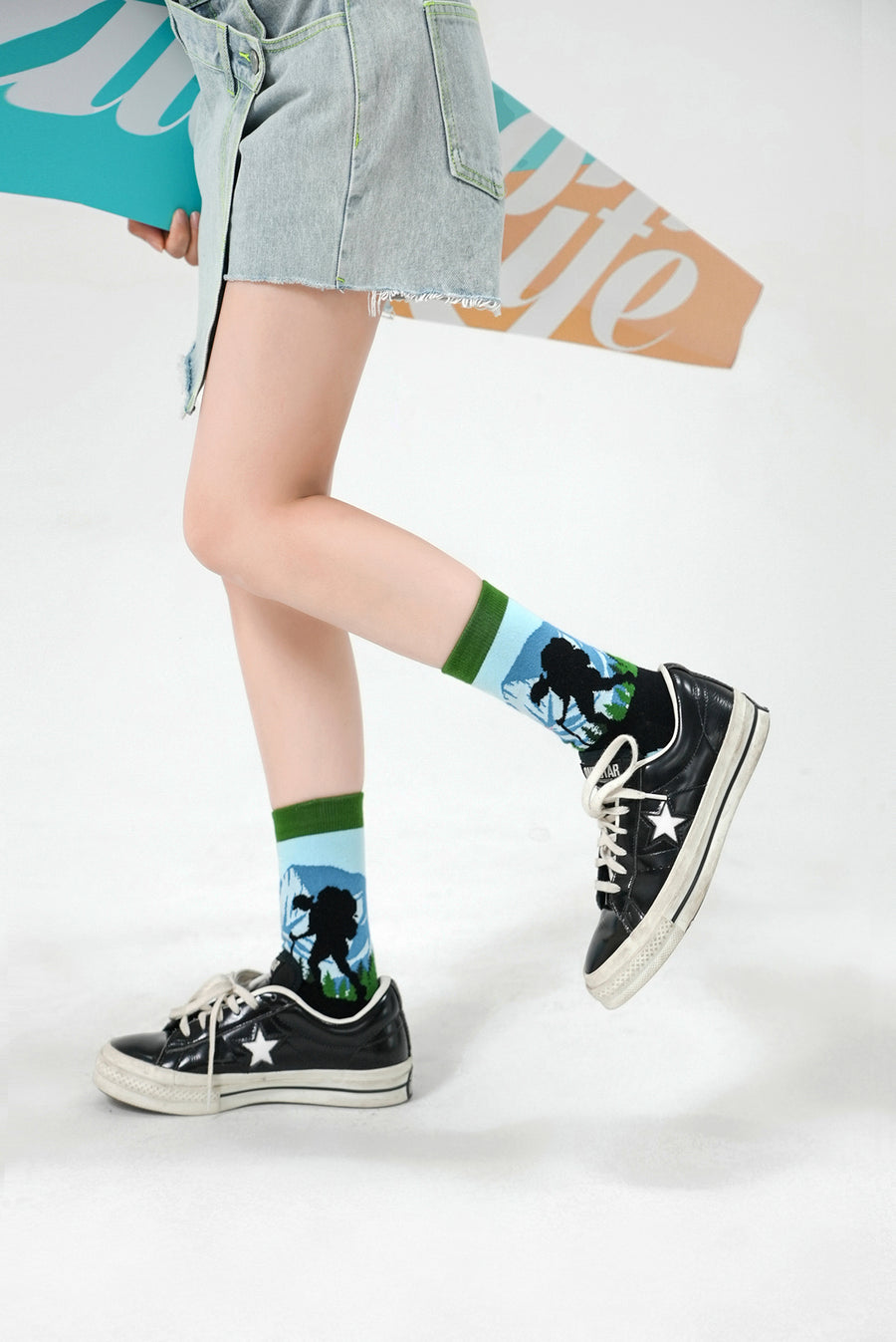 CHUU Globe Trotter Ankle Socks