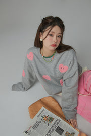 In The Crowd Heart Sweatshirt