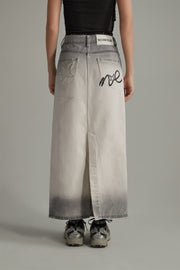 Star Split Long Skirt