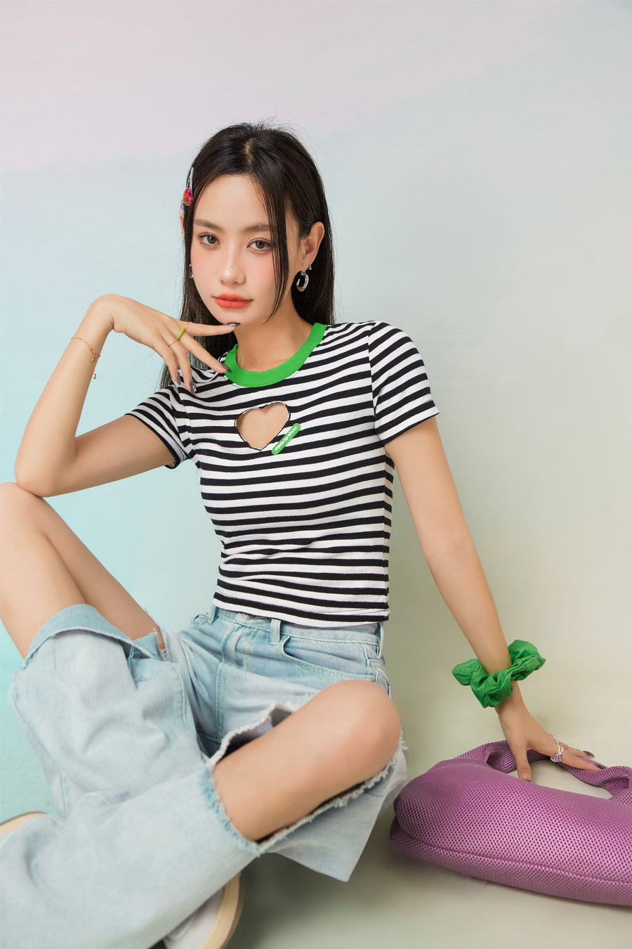 CHUU The Spice Of Life Cutout Top