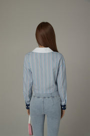 Star Line Collar Shirt