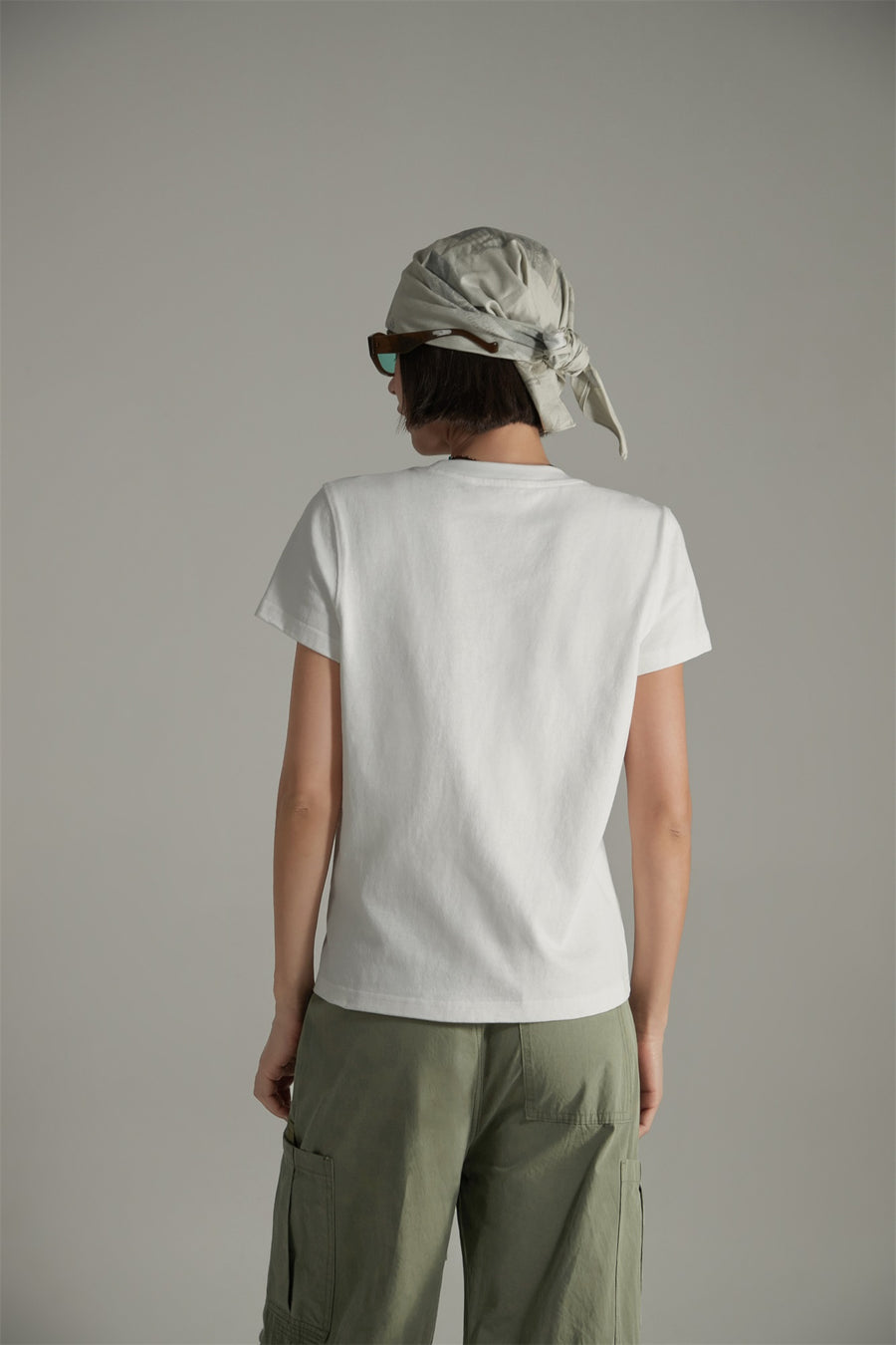 CHUU Make It Basic Crop T-Shirt