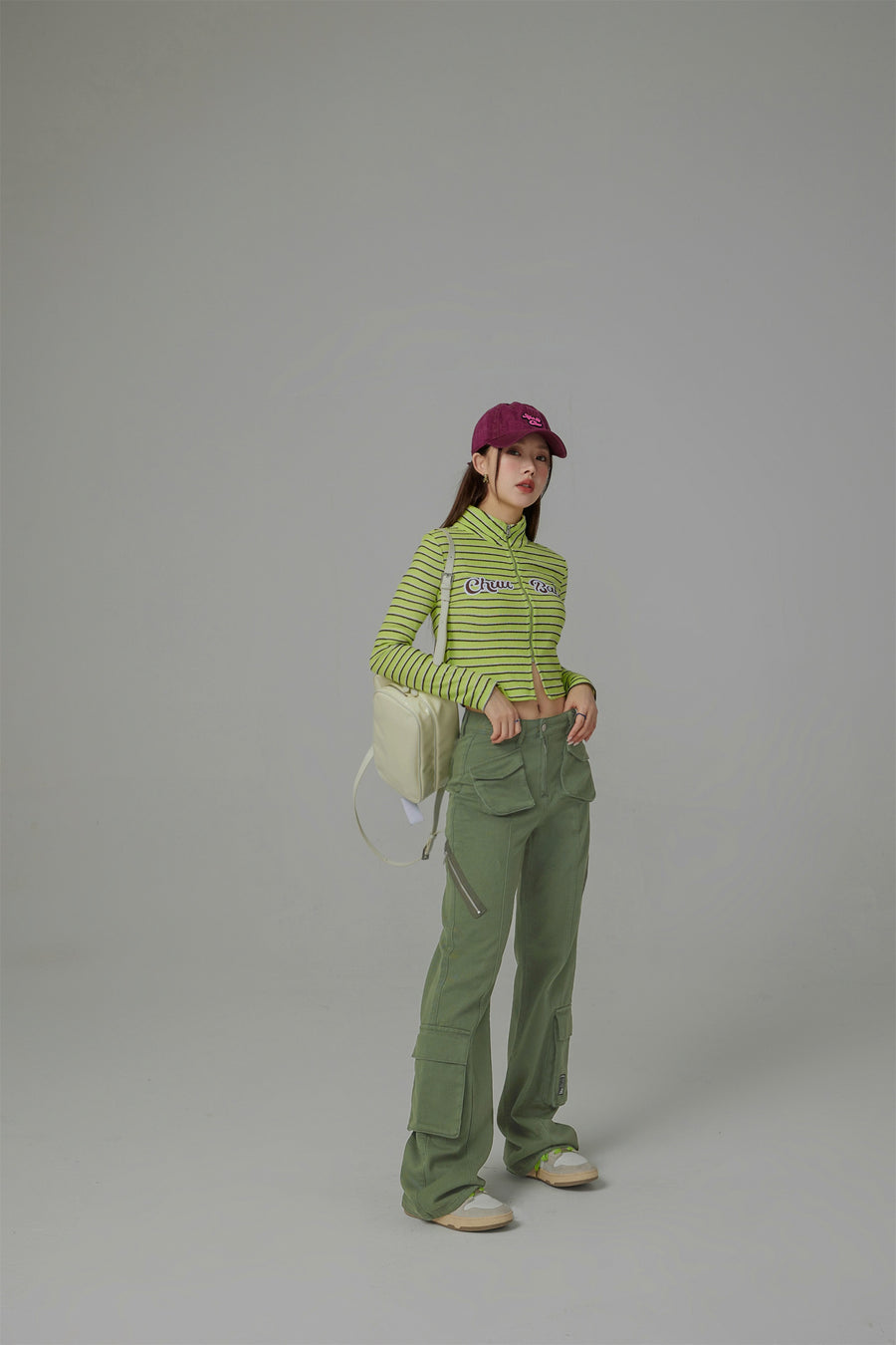 CHUU You Can Not Stop Me High-Waisted Cargo Pants