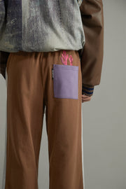 Color Matching Loose Fit Pants