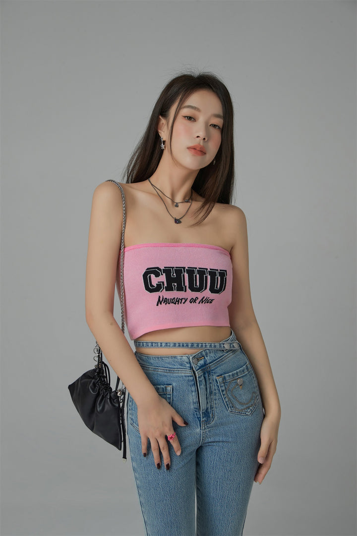 Chuu Naughty Or Nice Tube Top