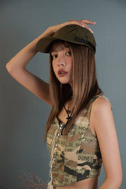 The Camo Corset Top