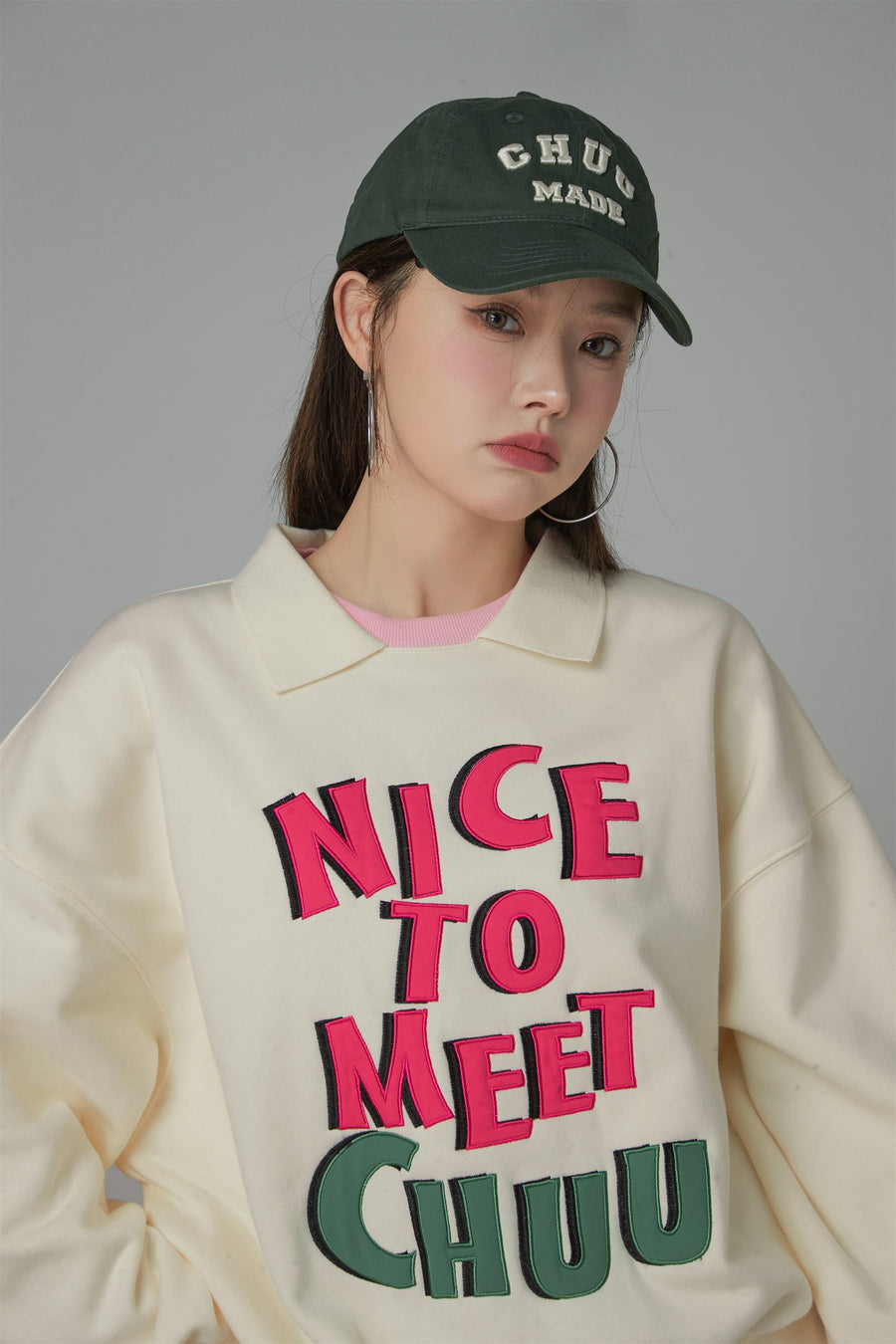 CHUU Nice To Meet Chuu Sweatshirt