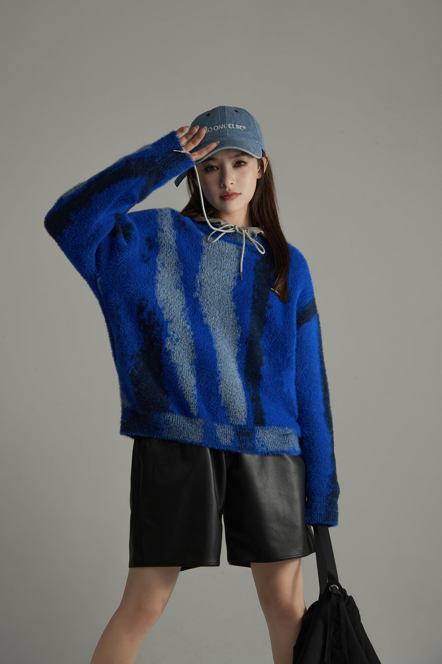 CHUU Color Stripe Loose Fit Knit Top