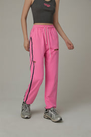 Distressed String Jogger Sweatpants