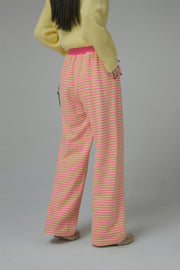 Workday Wind Stripe Wide Casual Pants