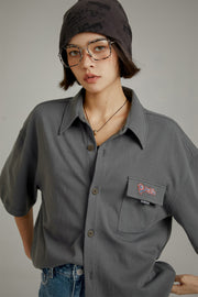 Embroidered Pocket Shirt