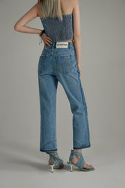 Semi Bootcut Denim Jeans