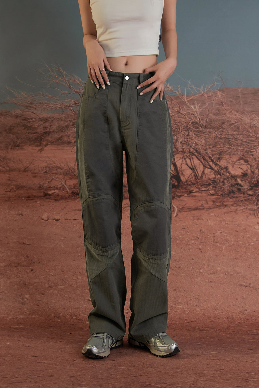 CHUU Wide Vintage Pants