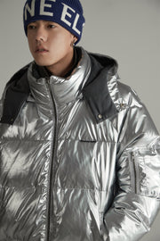 Space Hood Overfit Padding Jacket