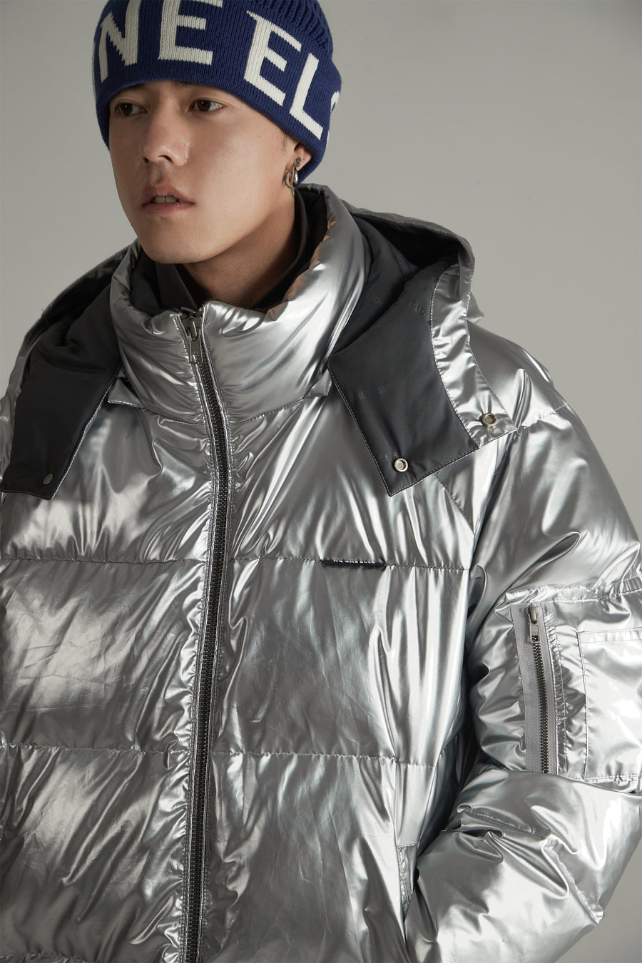 CHUU Space Hood Overfit Padding Jacket