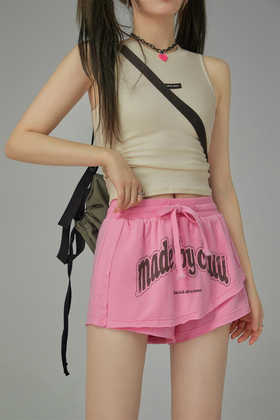 CHUU Skirt Covered Sport Mini Shorts