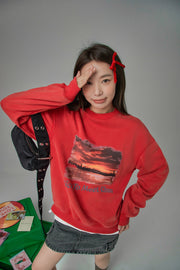 Painting Sunset Sweatshirt